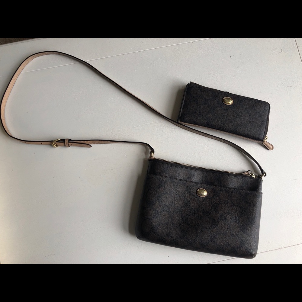 Coach Crossbody Bag and Matching Wallet